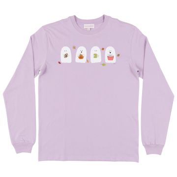 Ghosts Day Out - Callie Long-Sleeve Tee - Lilac